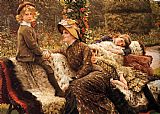 Famous Bench Paintings - The Garden Bench